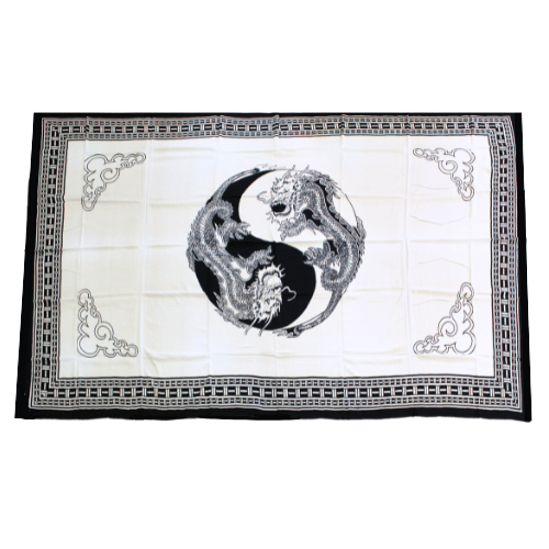 Tapestry/Wall Hanging Yin Yang Dragon 270x180 cm | Tapestry