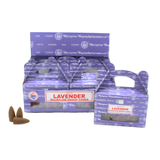 Satya Lavender backflow dhoop cones