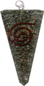 ORGONE POINT PENDANT - PYRITE