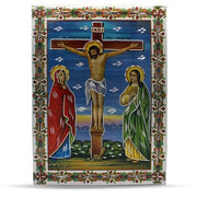 Aluminium Plate Jesus On The Cross 21 X 30