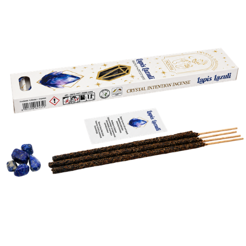Native Soul Crystal Intention incense with Lapis Lazuli chip