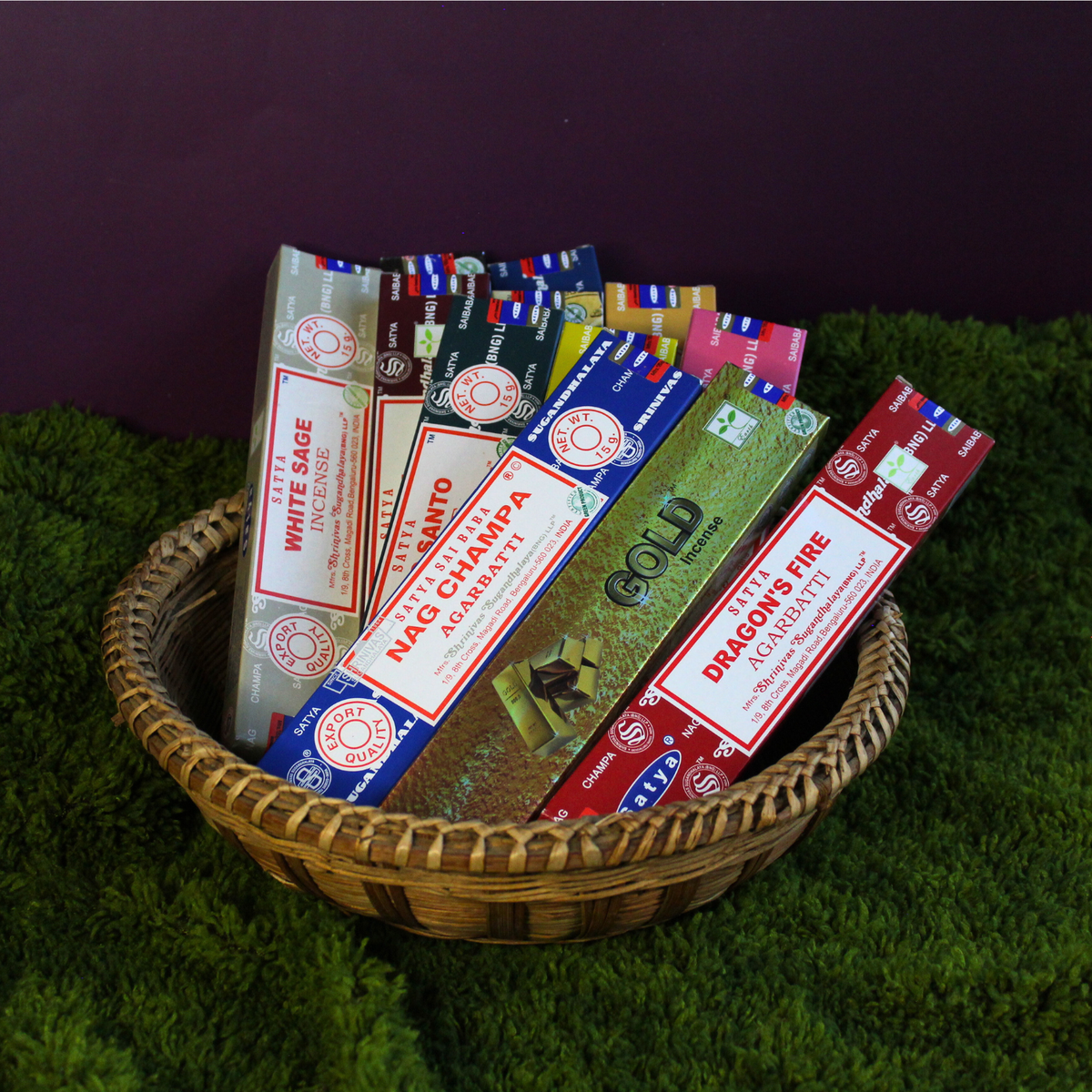 Satya Assorted Pack #4 Incense (12 boxes) 15 grams
