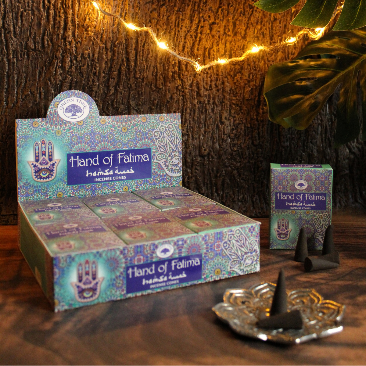 Green Tree Hand of Fatima Cones (10 pieces)