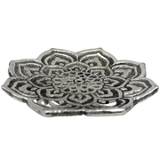 Incense Holder Mandala Silver Antique Finish