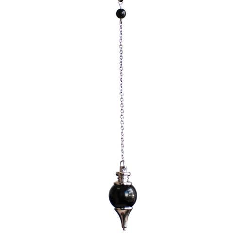 Black Obsidian Sphere Pendulum 4cm