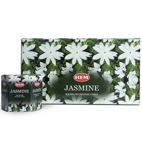 HEM Backflow Cones Jasmine (12 packs x 40 pcs)