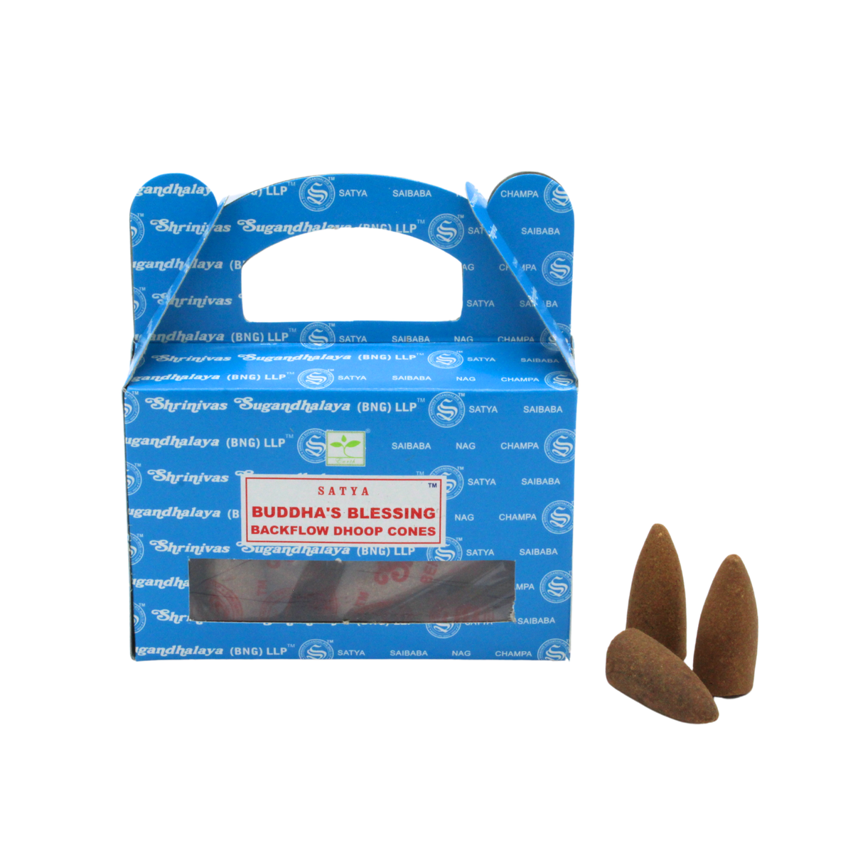 Satya Buddha Blessings Backflow Dhoop Cones