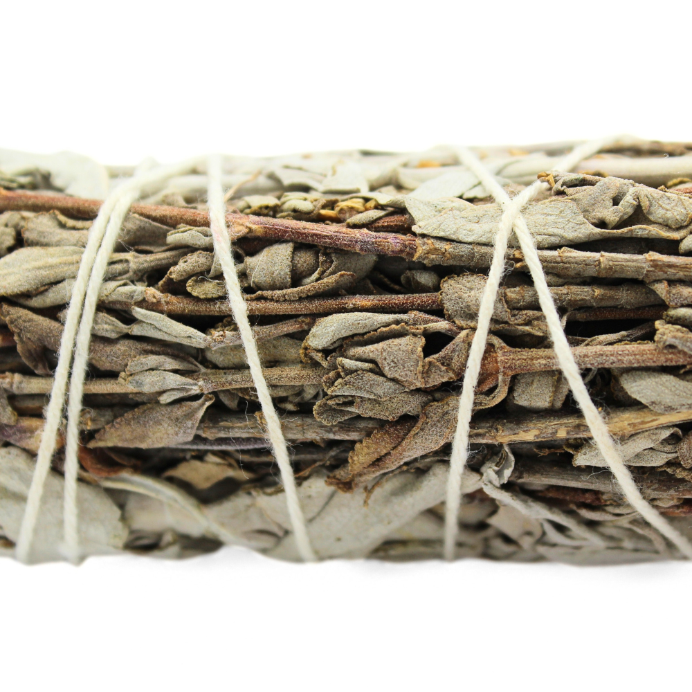White Sage & Royal Sage Smudge Stick 10cm (price per pc)