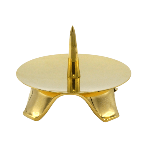 Candle Stand Brass Polish 10 cm
