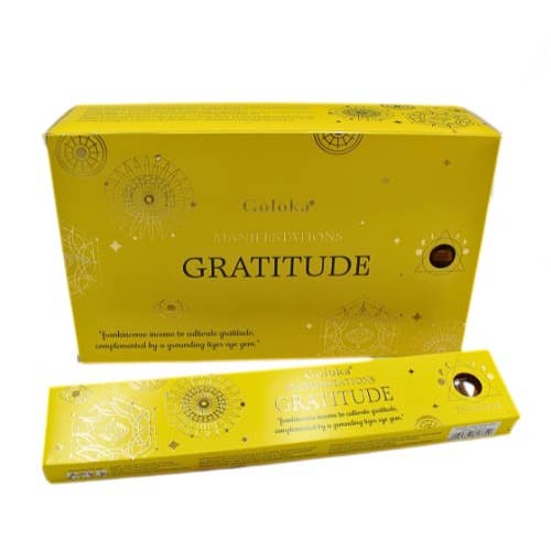 Goloka Manifestations Gratitude Gemstone Incense