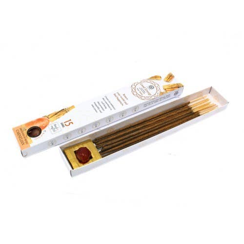Green Tree Gemstone Incense Good Energy - Carnelian