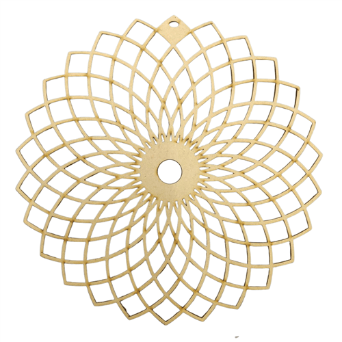MDF Grid Torus Flower