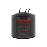 Vampire Tears Pillar Candle Black 7.5cm