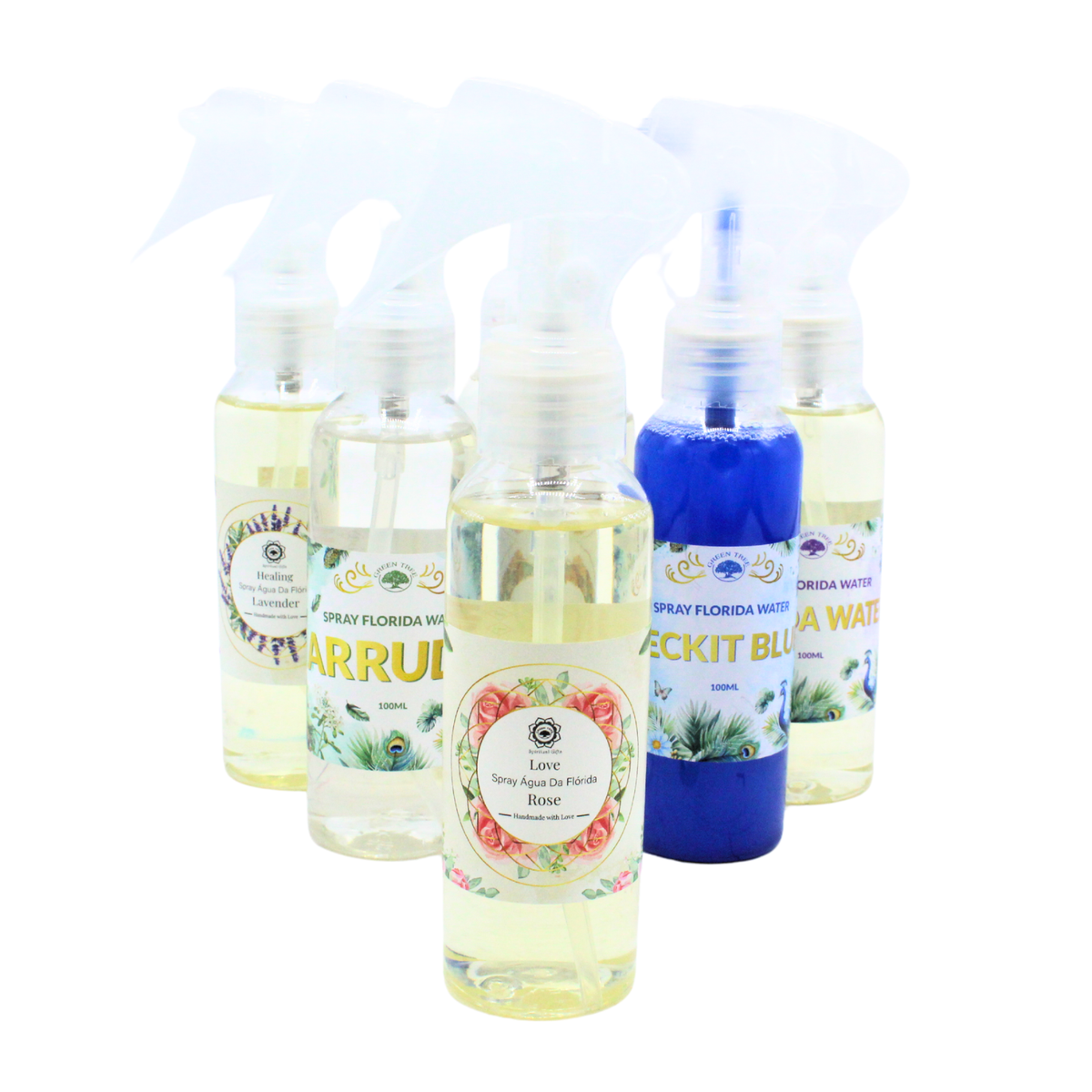 Florida Water Spray - Rose, Green Tree 100ml