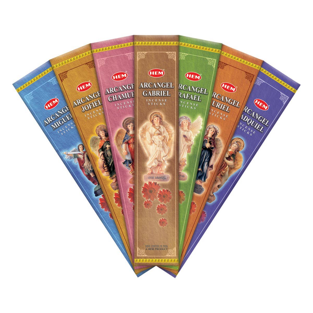 Hem Siete Arcangeles Incense Sticks Pouch