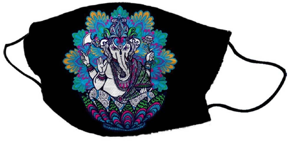 Yogi Mask Ganesh Lotus