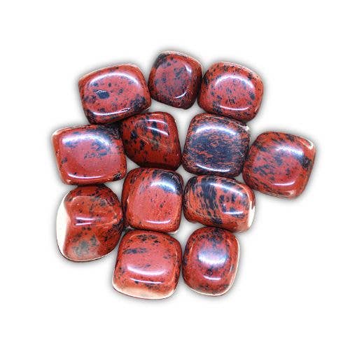 Red Obsidian tumbled stone 250 gram