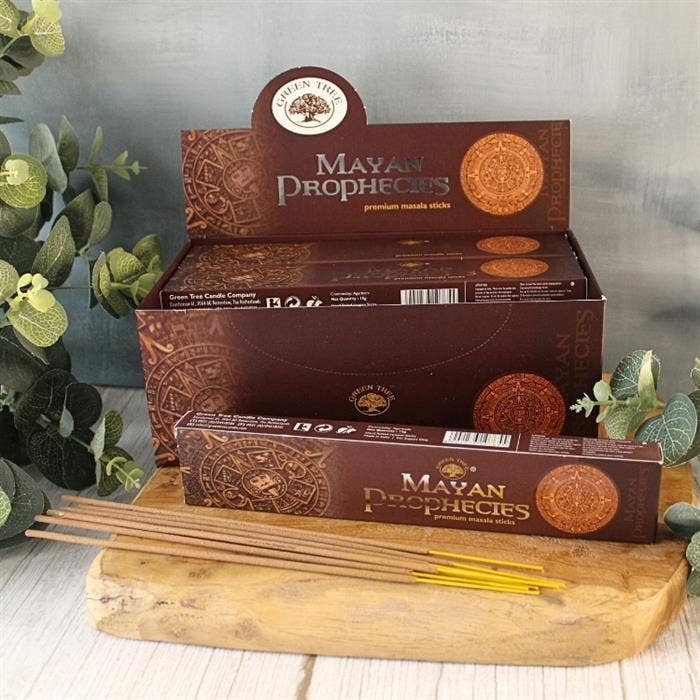 Green Tree Mayan Prophecies Natural Masala Incense 15 grams