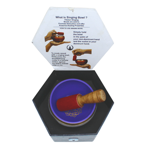 Crown Chakra white singing bowl 10 cm