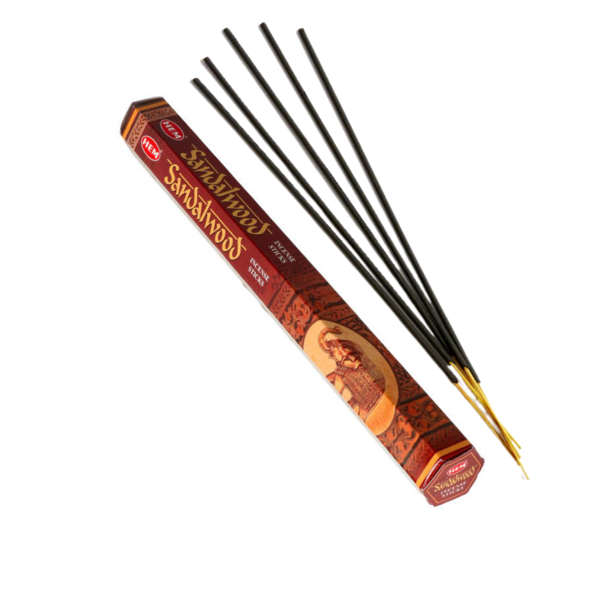 Hem Sandalwood Square (25 x 8 Sticks)
