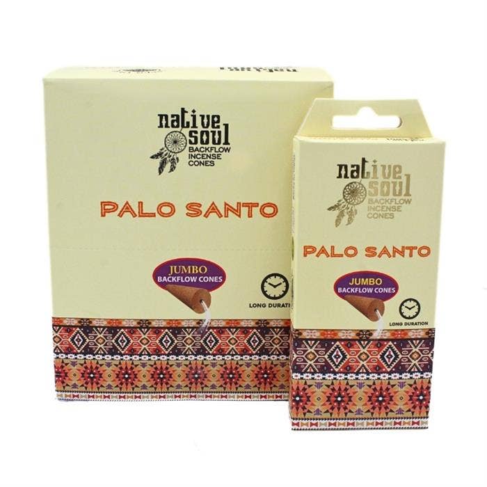 Native Soul Jumbo Backflow Cones Palo Santo