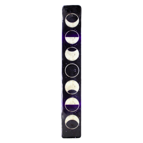 Laminated Incense Holder Moon Phase Set of 6 pcs