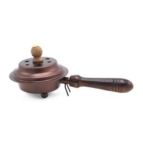 Copper Incense Pan with Handle