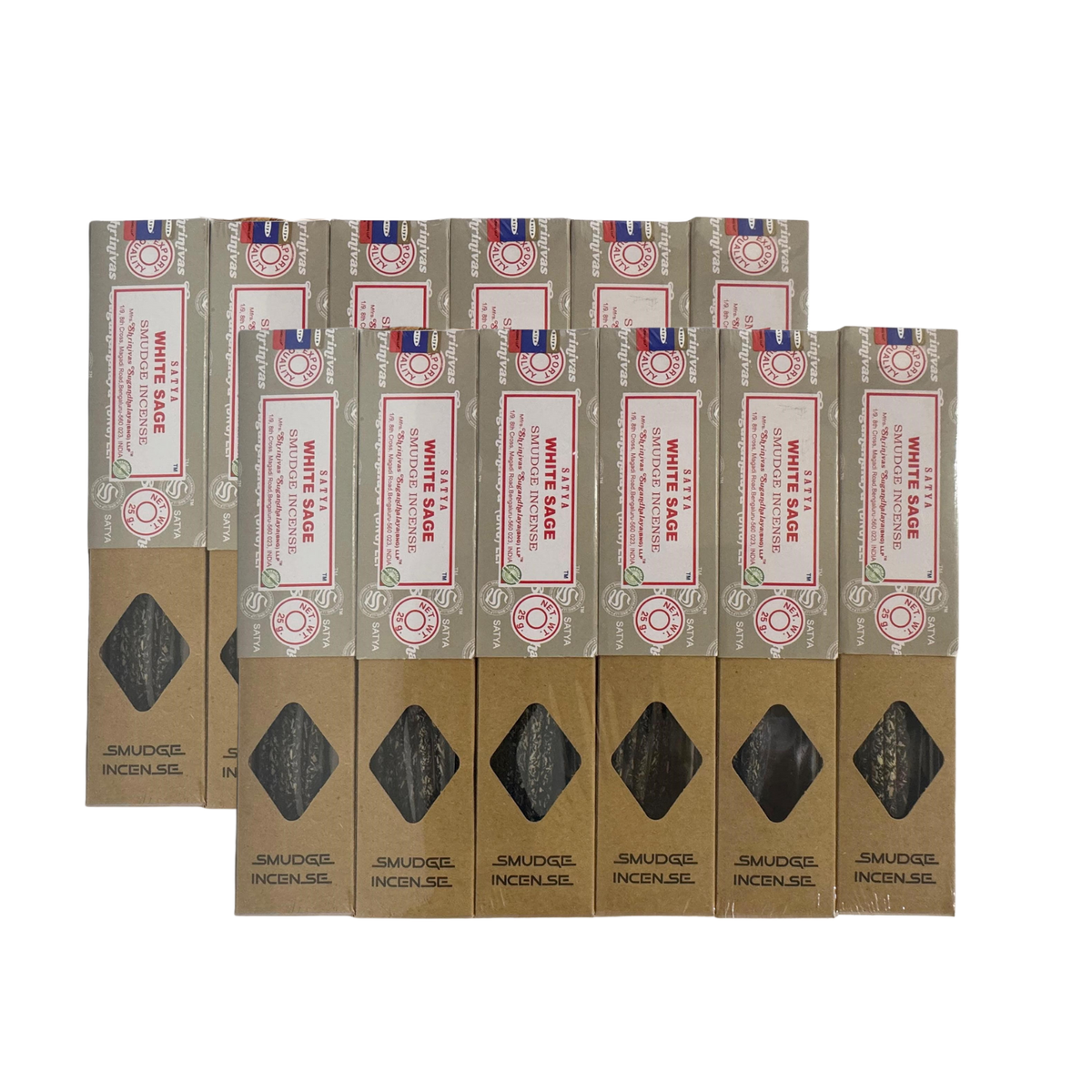 Satya White Sage Smudge Incense 25 Gr