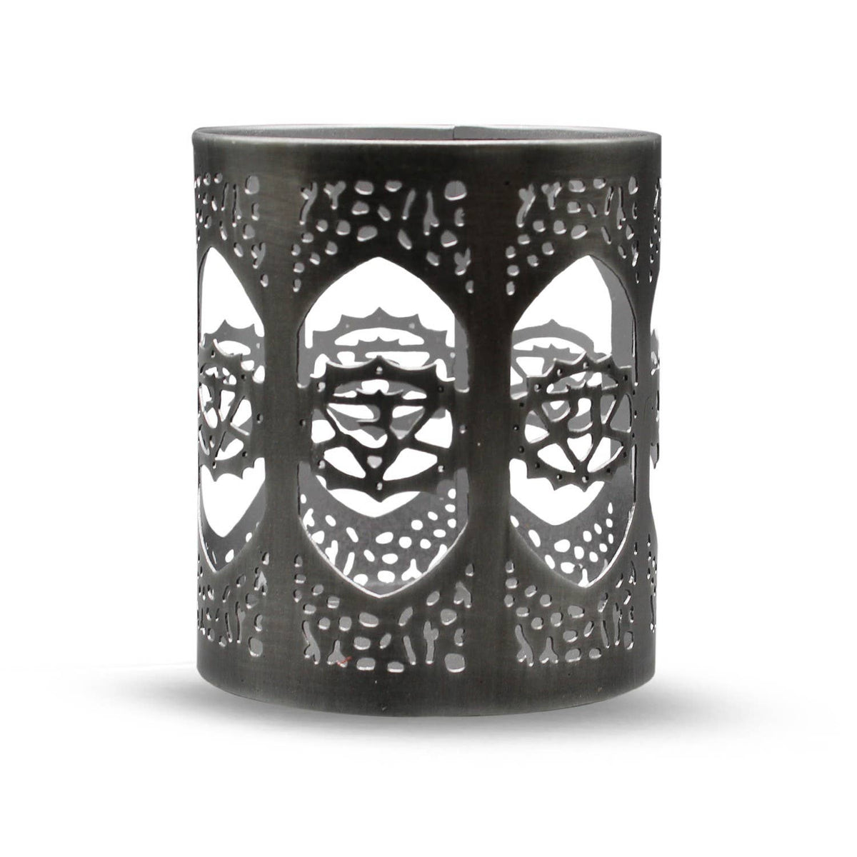 7 Chakra votive candle holder