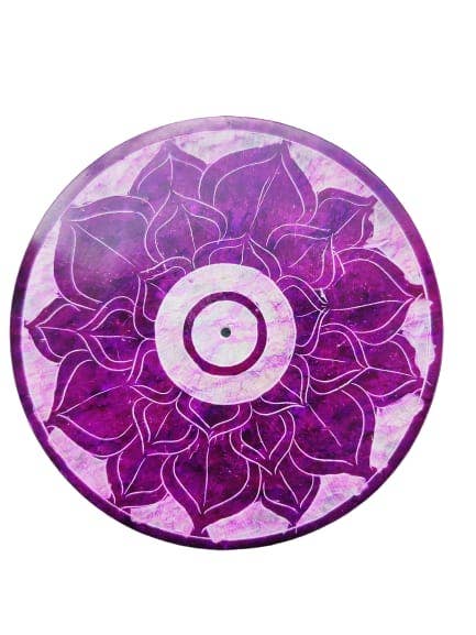 Soapstone Chakra Lotus Incense Holder