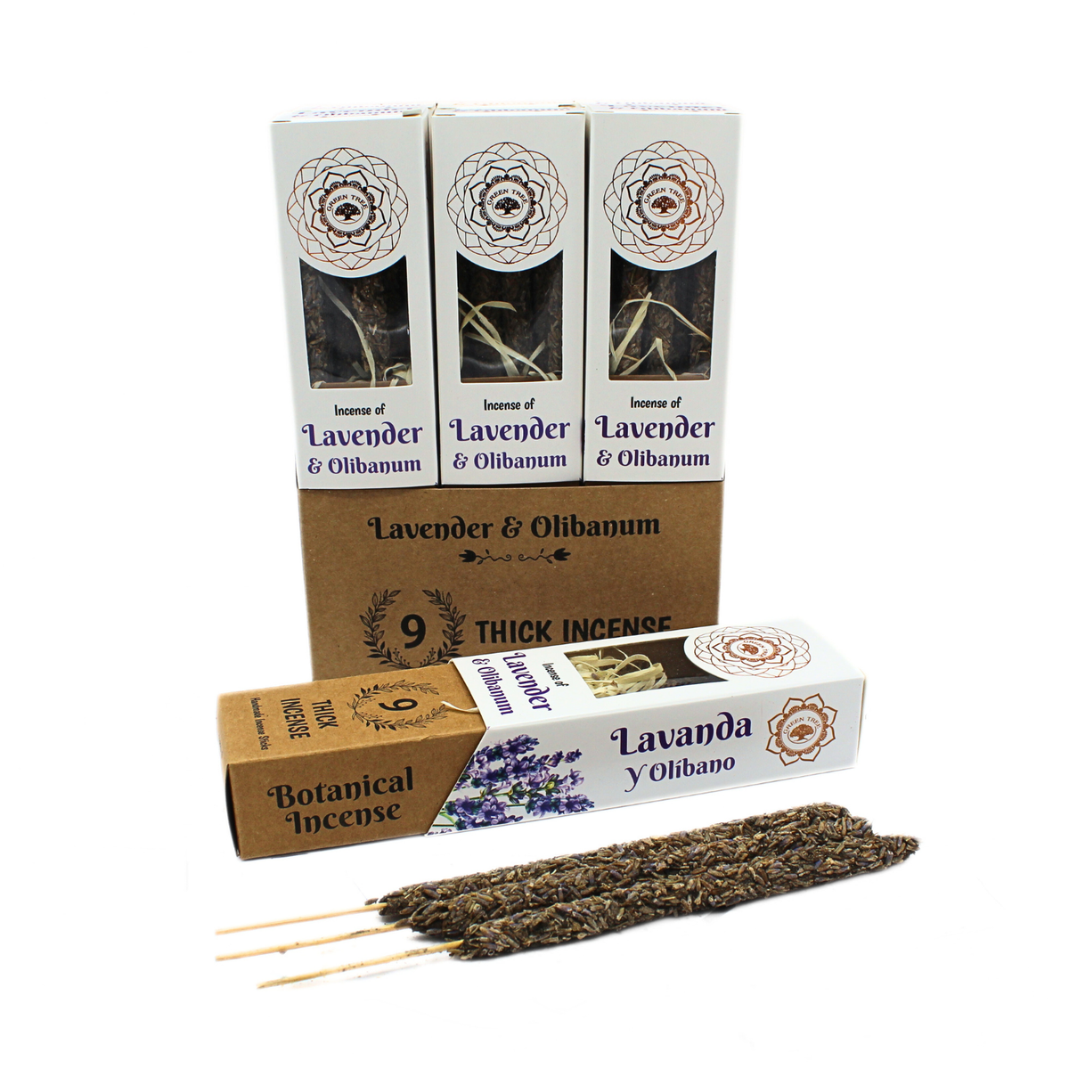 Green Tree Lavender & Olibanum Botanical Incense