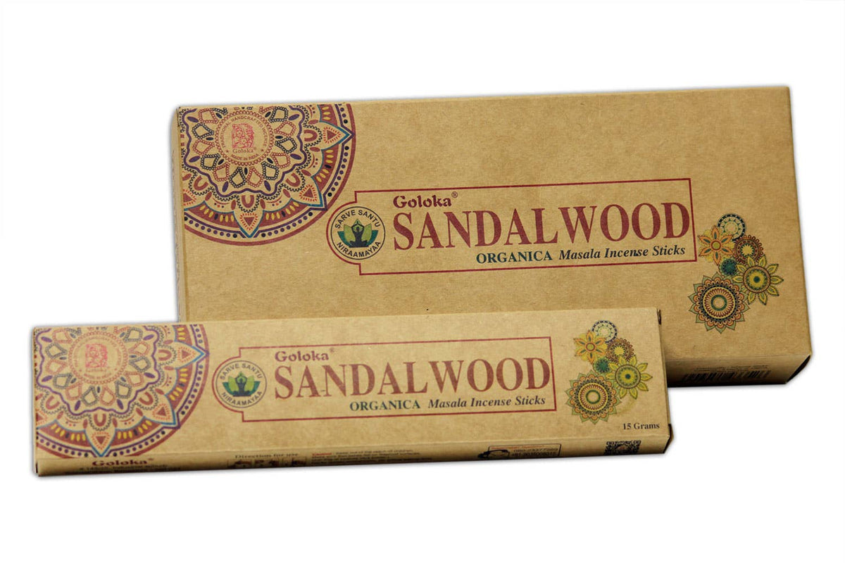 Goloka Sandalwood 15 grams (12 per box)