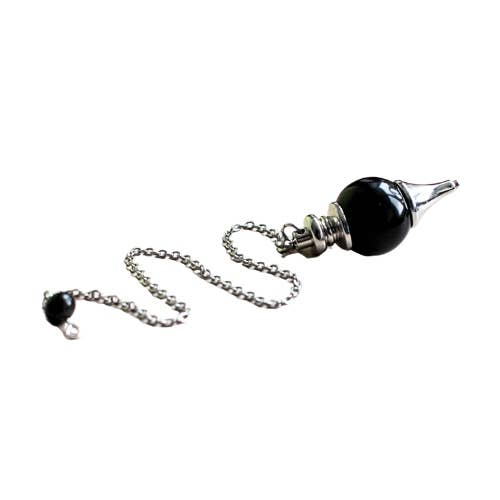 Black Obsidian Sphere Pendulum 4cm
