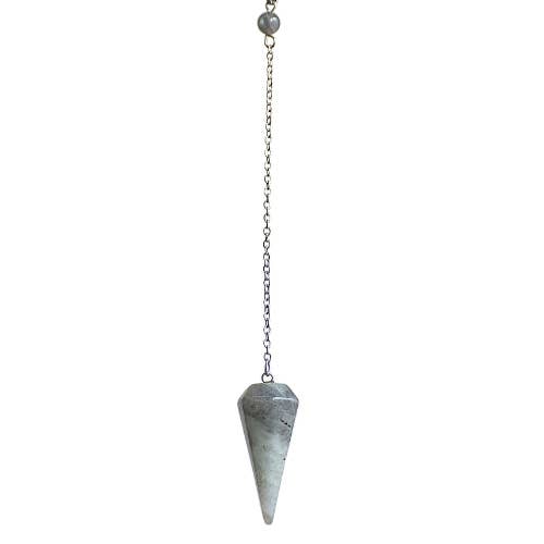 Labradorite conical pendulum 3.5cm