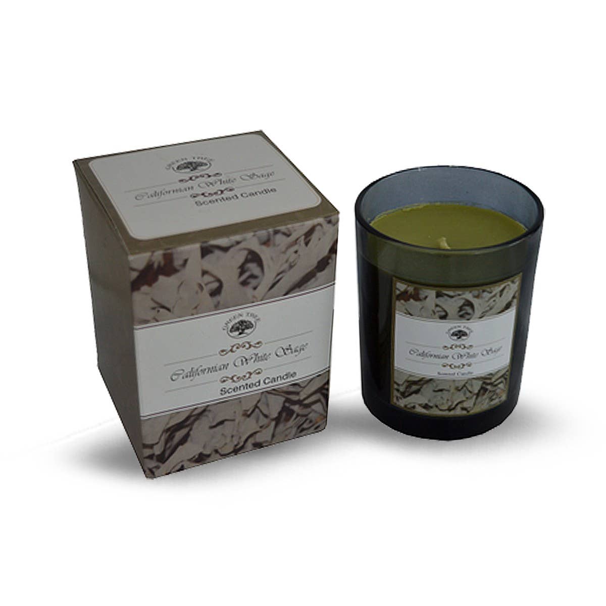 Green Tree Californian White Sage Scented Candle 210 Grams