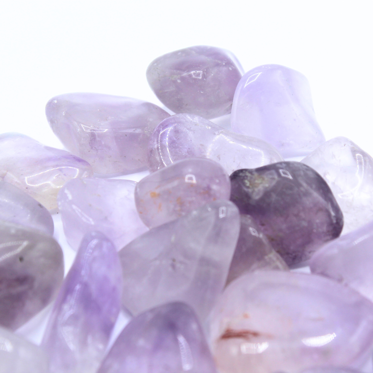 Amethyst tumbled display 500g