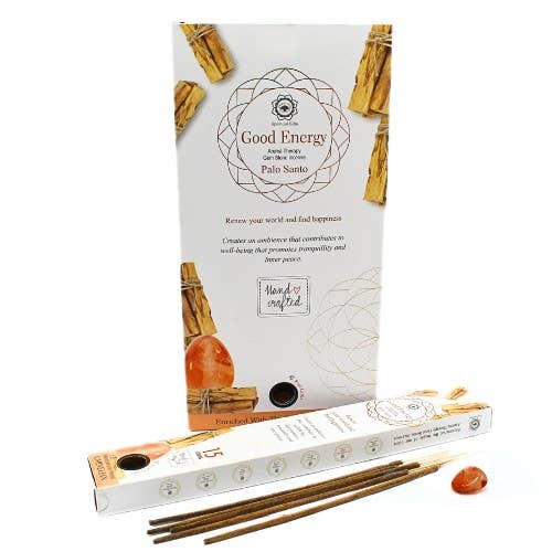 Green Tree Gemstone Incense Good Energy - Carnelian