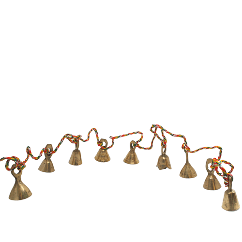 Assorted Small Hanging Bells - Set of 6