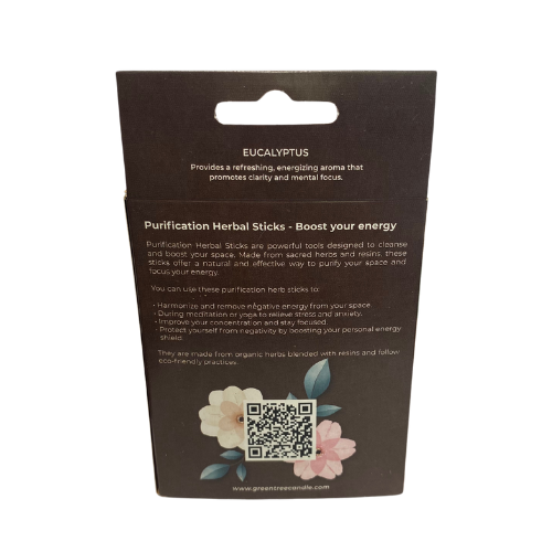 Purification Herbal Sticks Eucalyptus Set of 3 pcs