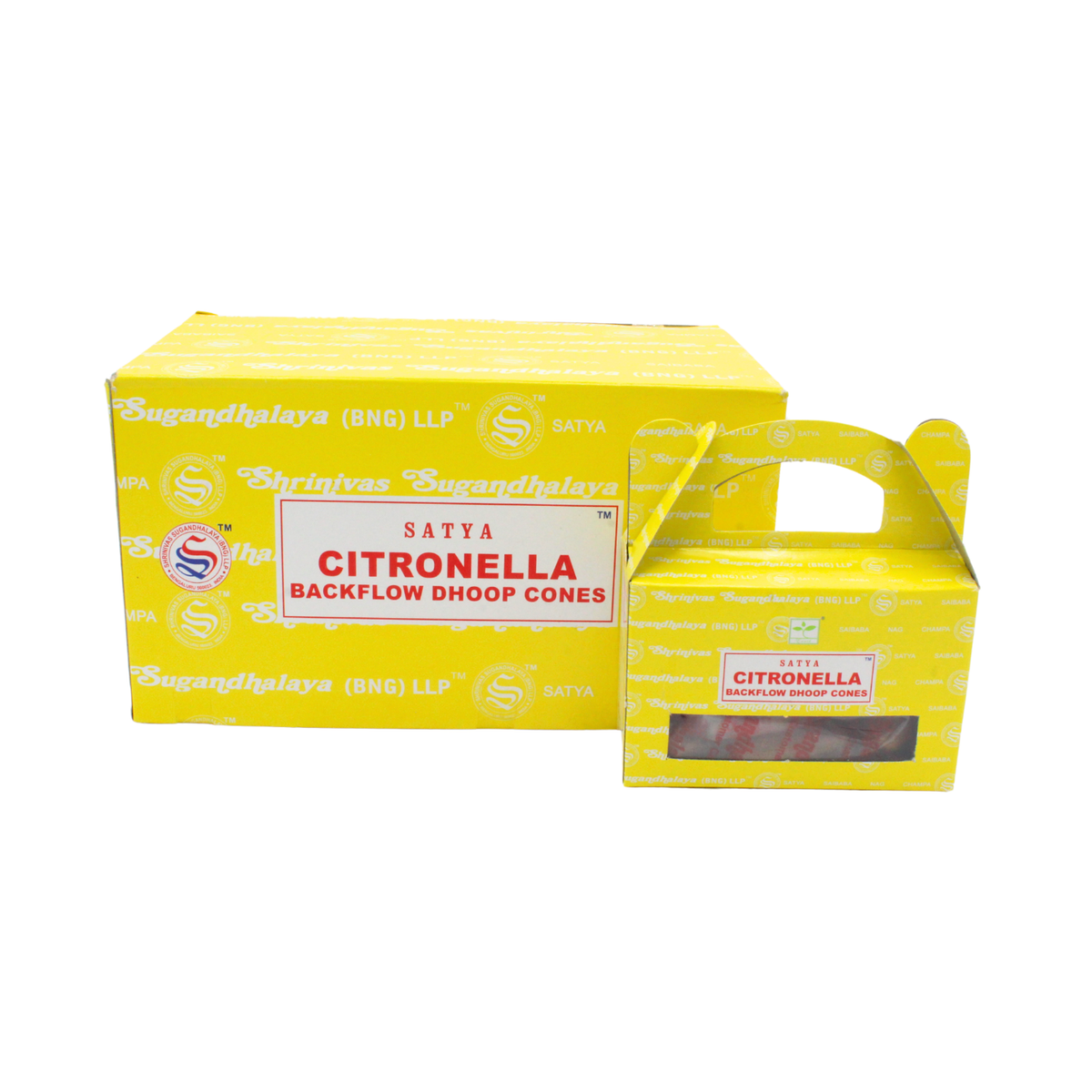 Satya Citronella Perfumed Backflow Dhoop Cone