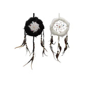 Dreamcatchers set of Black and white 12 cm