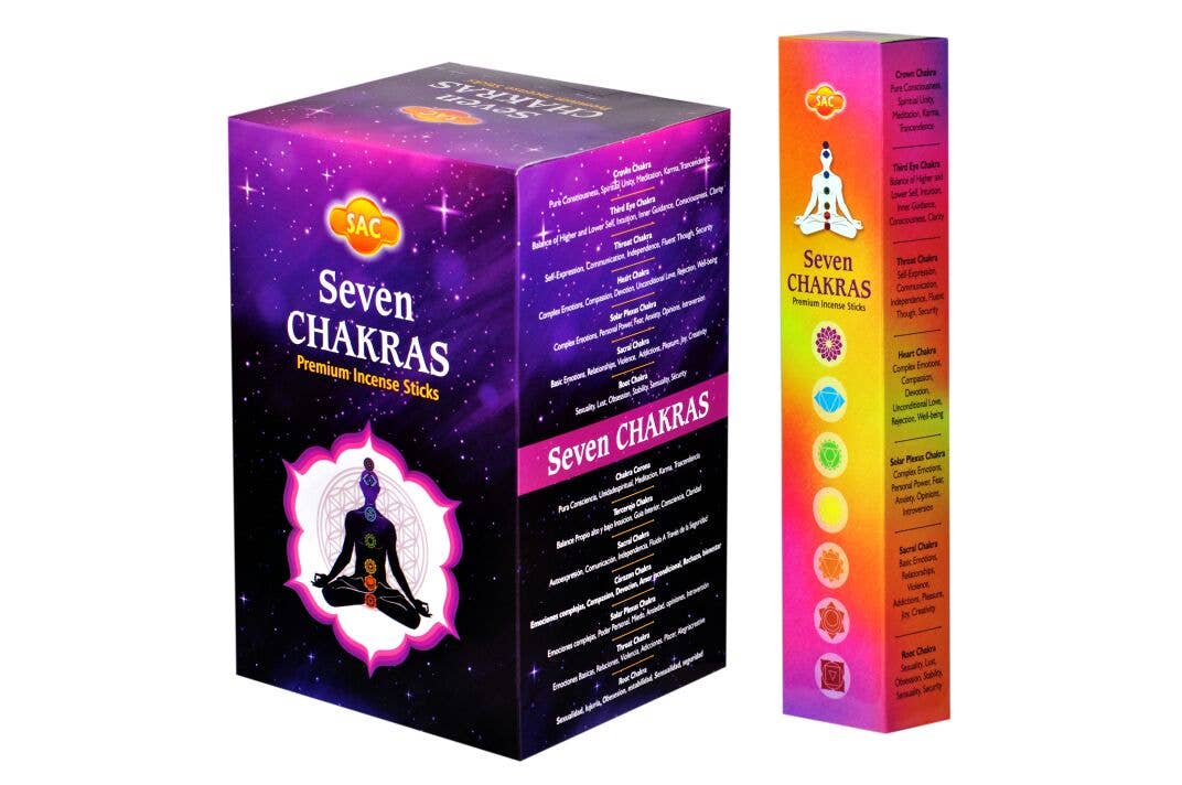 SAC Seven Chakras incense sticks