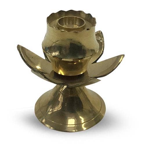 Brass Lotus Incense Holder