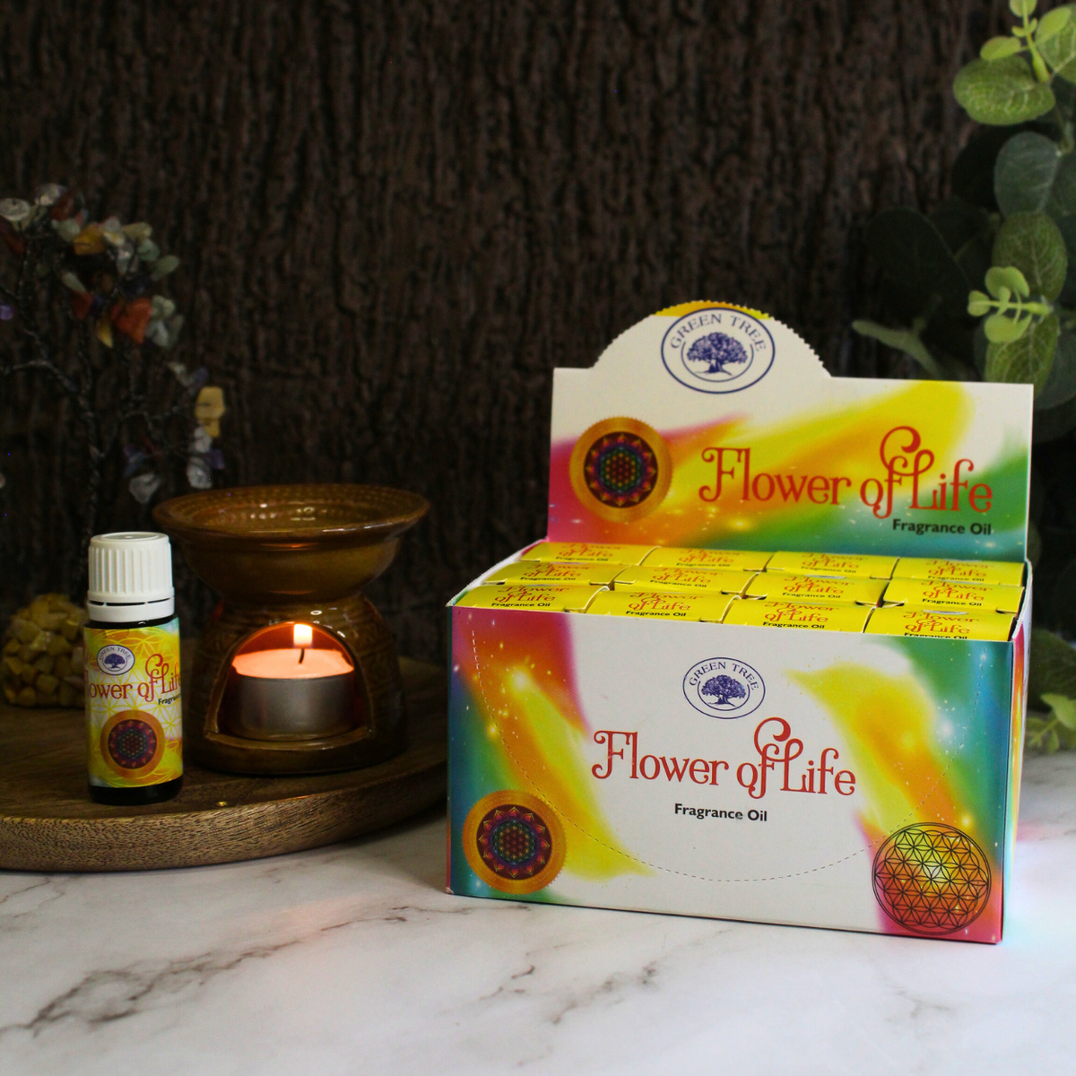 Green Tree Flower Of Life Fragrance Oil 10 ml