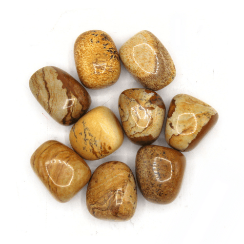 Landscape Jasper 'A' Tumbled Stones 200 gr