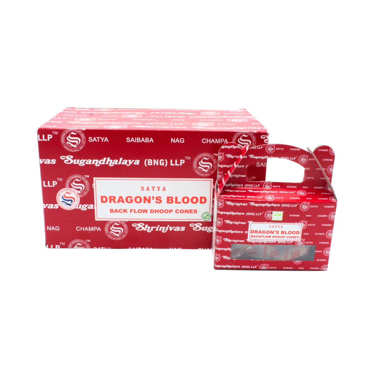 Satya Dragon's Blood Backflow Dhoop Cones