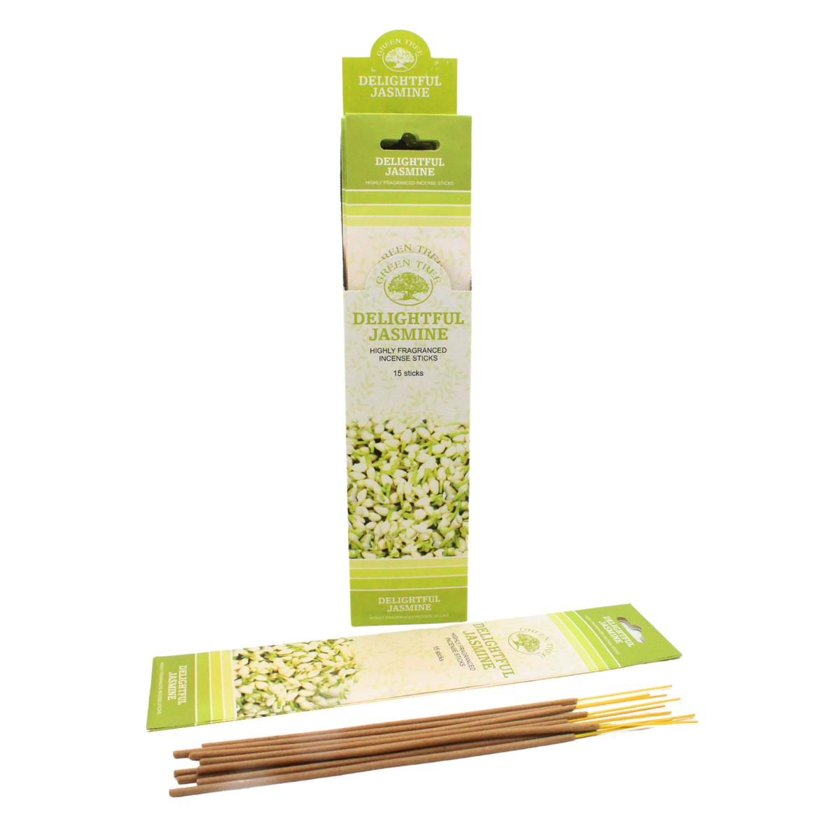 Green Tree Delightful Jasmine Incense 15 Sticks