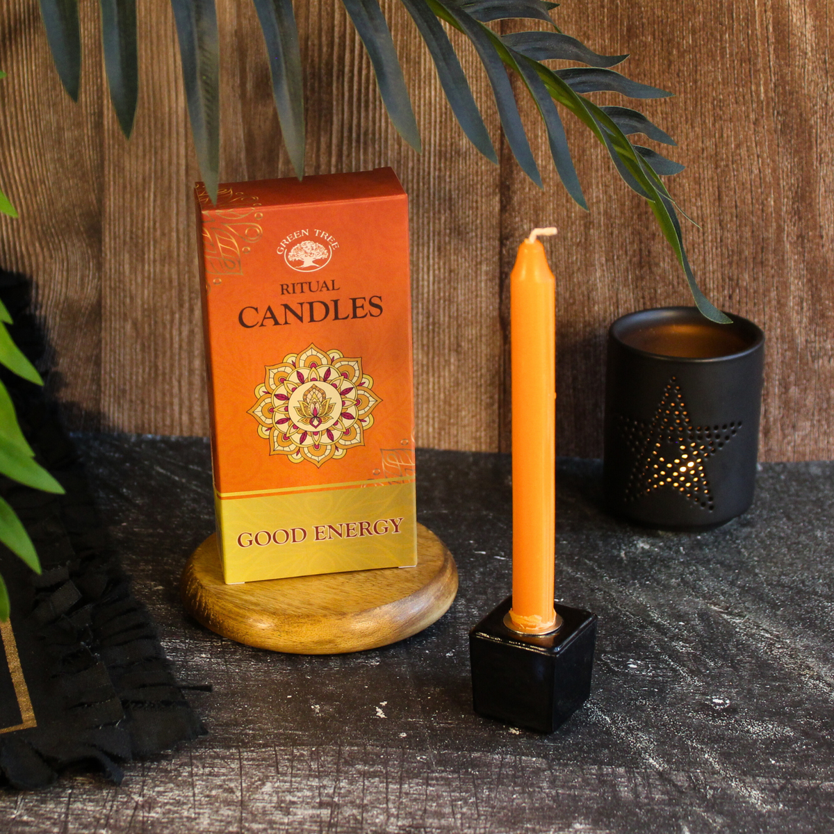 Green Tree Ritual candles Good Energy 10 pack