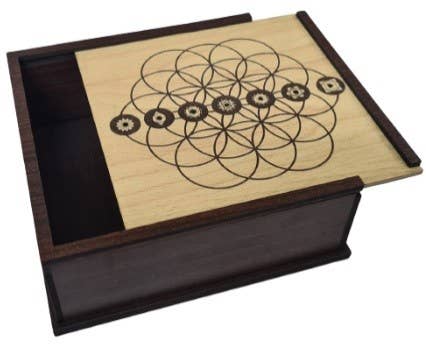 Seed of life seven chakra storage box
