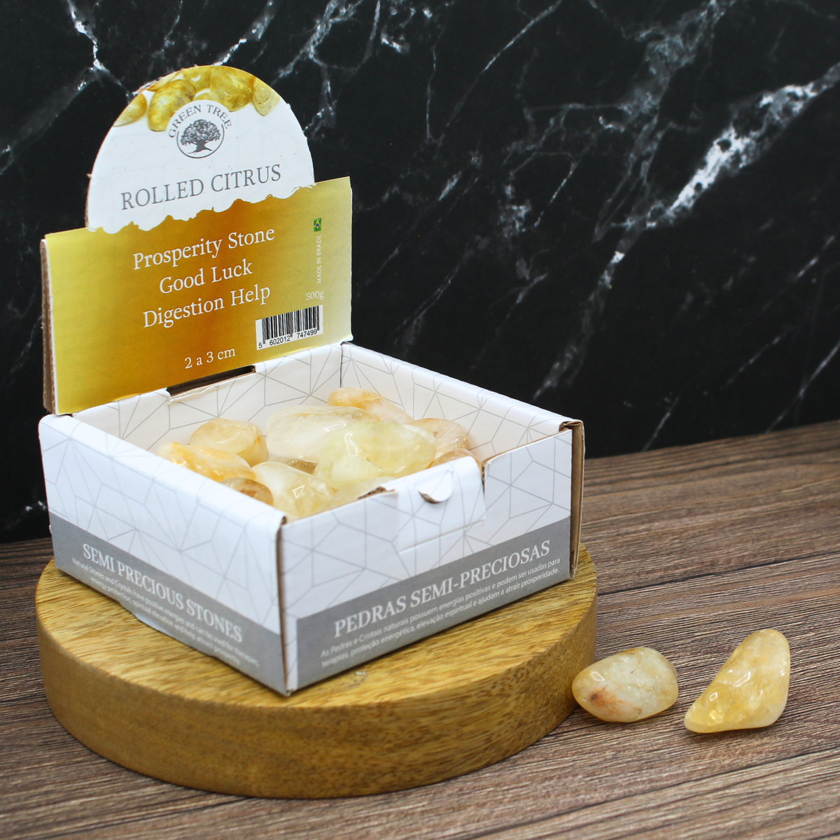 Citrine tumbled display 500g
